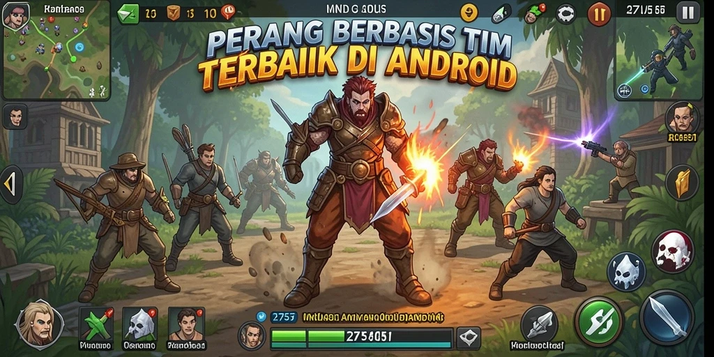 Tangkapan layar menunjukkan aksi intens dalam gameplay TPS.