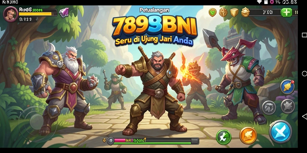 Screenshot gameplay 789BNI menunjukkan petualangan RPG yang seru.