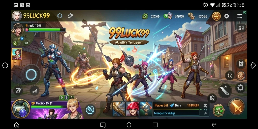 Tampilan antarmuka 99LUCK99 yang intuitif dan mudah digunakan.