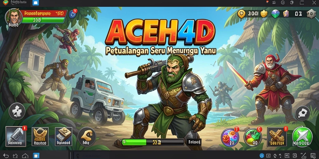 Gameplay ACEH4D yang memikat dalam dunia petualangan.