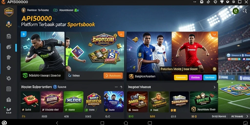 Tampilan menarik dari gameplay Sportsbook yang mendebarkan.
