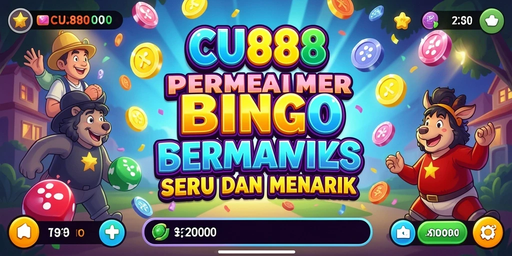 Tampilan gameplay seru dari permainan Bingo CU888.