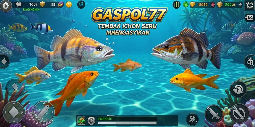 Tampilan menarik gameplay Tembak Ikan GASPOL77.