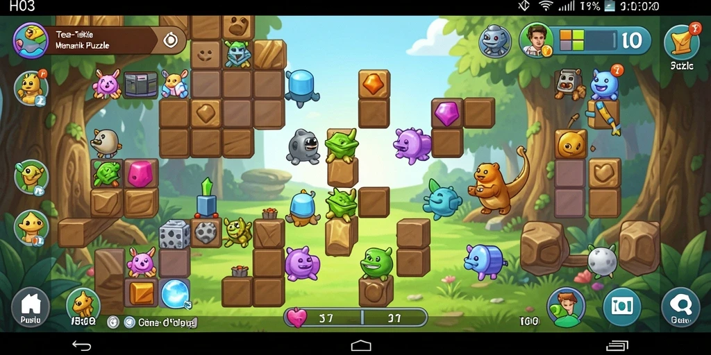 Tampilan gameplay menarik dari H03 yang penuh teka-teki.