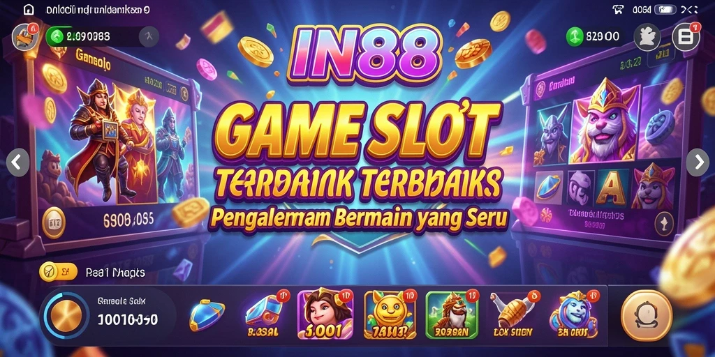 Tampilan menarik dari gameplay Slot IN88 dengan efek visual yang memukau.