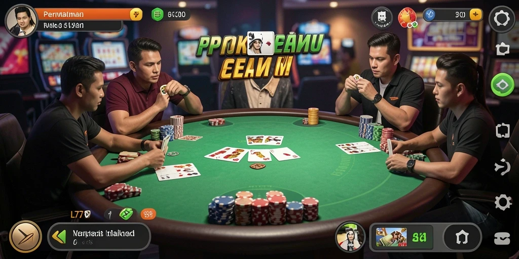 Tampilan permainan Poker di L777 yang menegangkan dan menarik.