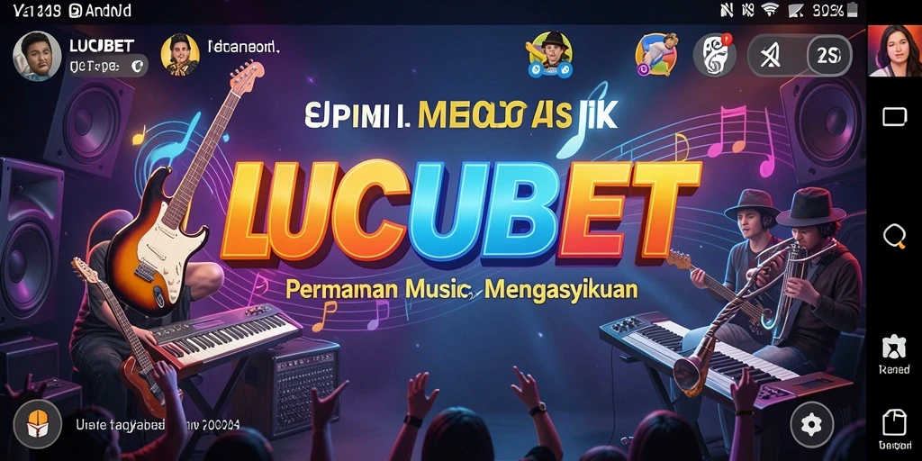Tampilan gameplay LUCUBET yang penuh warna dan seru.