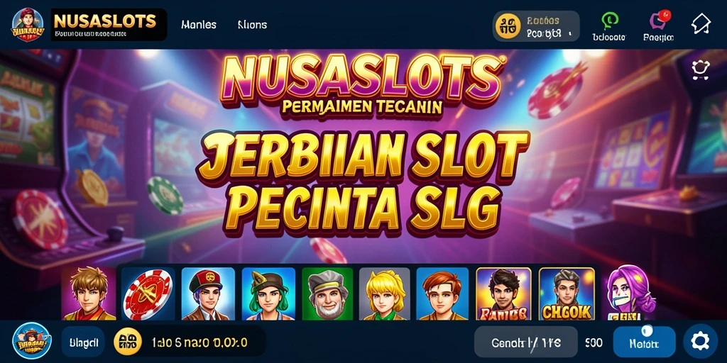 Tampilan menarik dari gameplay NUSASLOTS yang menampilkan slot modern.