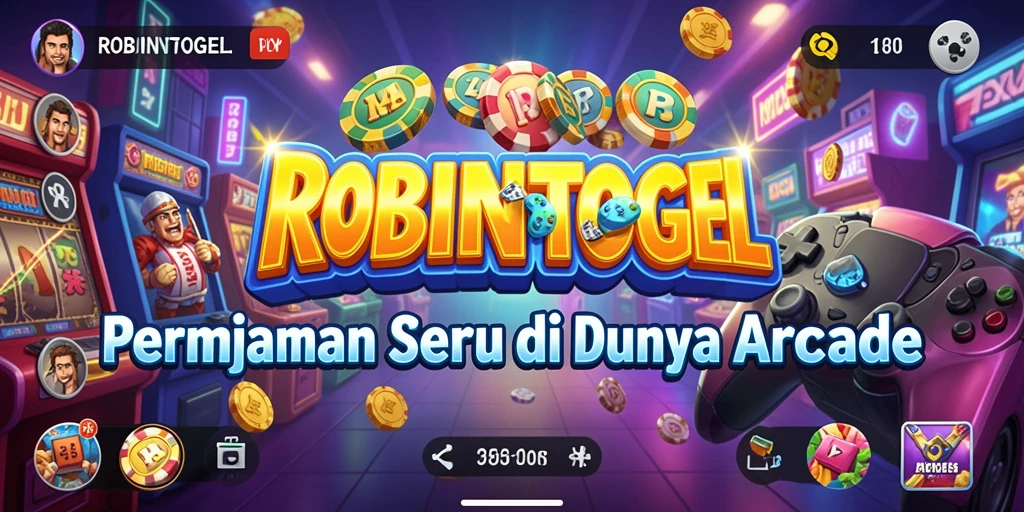 Screenshot gameplay ROBINTOGEL menampilkan aksi seru dalam permainan Arcade.