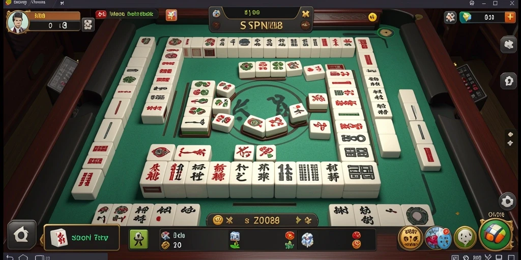 Screenshot gameplay SPN88 menampilkan keseruan dan tantangan permainan Mahjong.