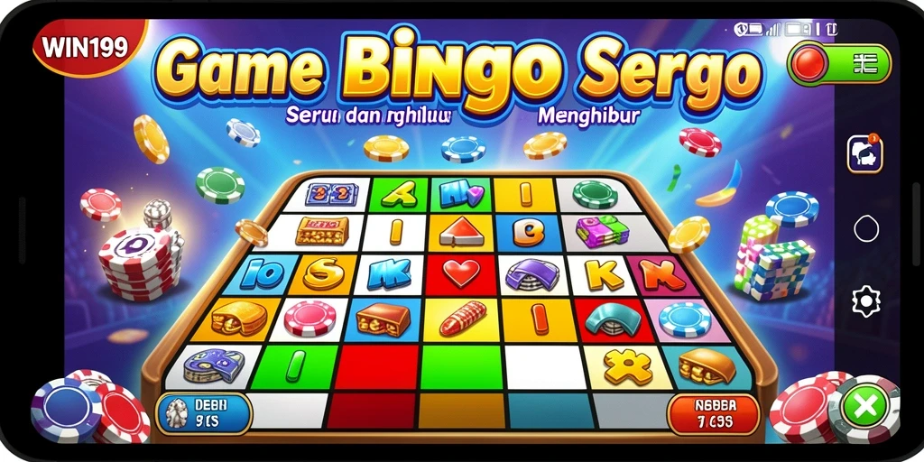 Tampilan gameplay Bingo yang menarik dalam WIN199.
