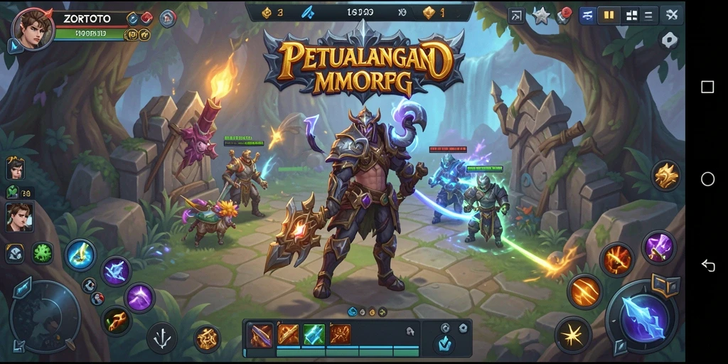 Gameplay seru di ZORTOTO dengan petualangan MMORPG yang mendebarkan.